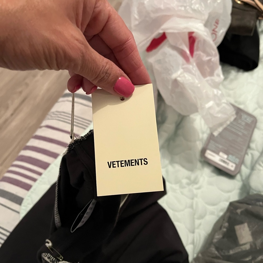 Vetements oversized double t